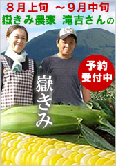 滝吉さんの嶽きみ（とうもろこし）